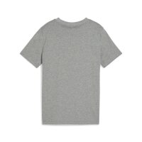 Puma ESS No. 1 Logo T-Shirt Kinder - grau/schwarz