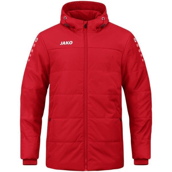 Jako Coachjacke Team mit Kapuze Kinder - rot