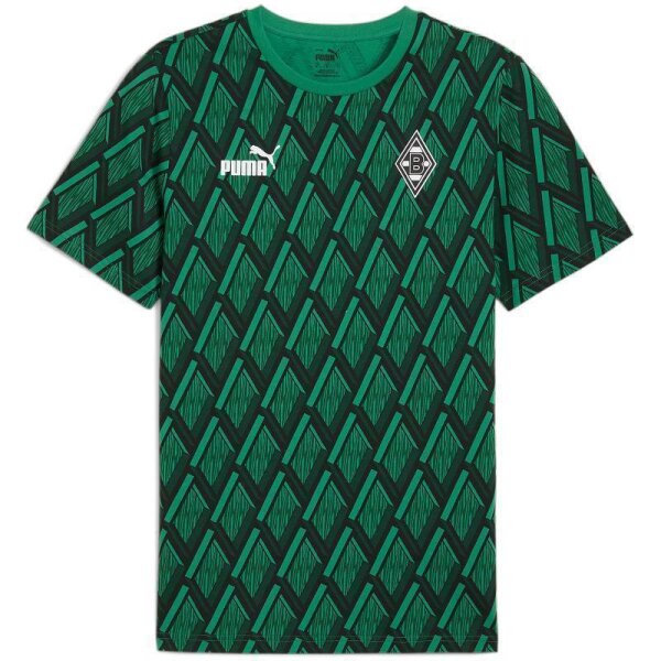 Puma Borussia Mönchengladbach ftblCulture Print T-Shirt Herren - grün/schwarz