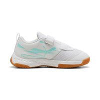 Puma Varion II Hallenschuhe Kinder - weiß/türkis