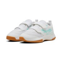 Puma Varion II Hallenschuhe Kinder - wei&szlig;/t&uuml;rkis