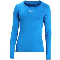 Puma Liga Baselayer Langarm Shirt Kinder - blau