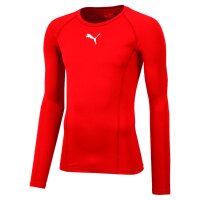 Puma Liga Baselayer Langarm Shirt Kinder - rot