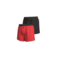 adidas Woven Boxershorts 2er Pack Herren - schwarz/rot