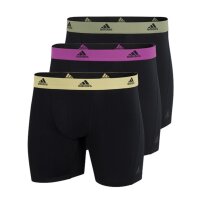 adidas Boxershorts Brief 3er Pack Herren - schwarz