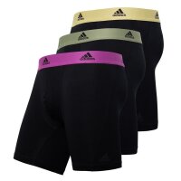 adidas Boxershorts Brief 3er Pack Herren - schwarz