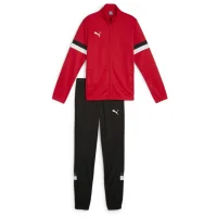 Puma teamRISE Trainingsanzug Kinder - rot/schwarz/weiß