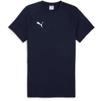 Puma teamEVOSTRIPE T-Shirt Herren - navy/weiß