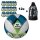 12x Erima Fußball Hybrid Training 2.0 Gr.5 + Ballsack - blau