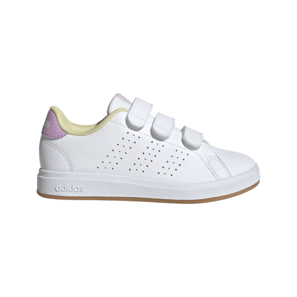 adidas Advantage Base 2.0 Kids Sneaker - weiß/pink