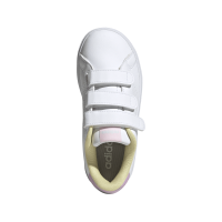 adidas Advantage Base 2.0 Kids Sneaker - weiß/pink