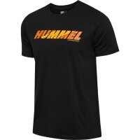 hummel Hmlgraphic Bold Logo Tee Herren - black