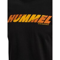 hummel Hmlgraphic Bold Logo Tee Herren - black