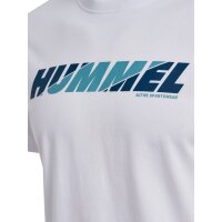 hummel Hmlgraphic Bold Logo Tee Herren - white