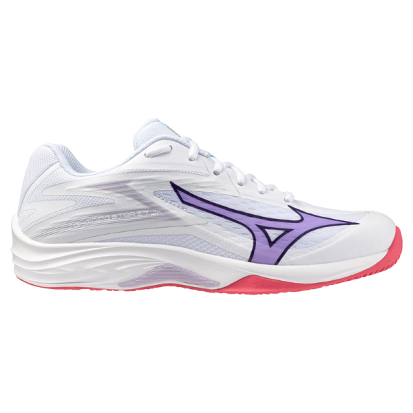 Mizuno Thunder Blade Z Hallenschuhe Damen - weiß/lila