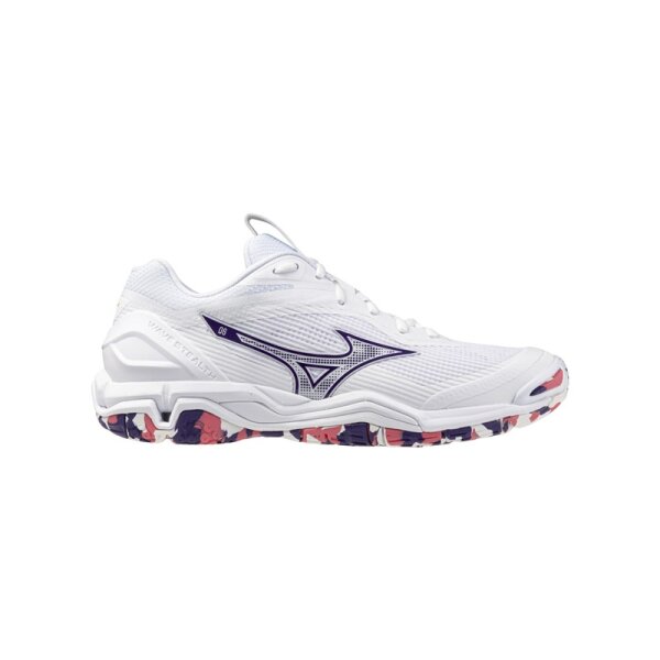 Mizuno Wave Stealth 6 Handballschuhe Damen - weiß/navy