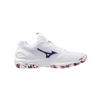 Mizuno Wave Stealth 6 Handballschuhe Damen - weiß/navy