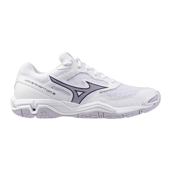 Mizuno Wave Phantom 3 Handballschuhe Damen - weiß/lila