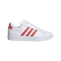 adidas Grand Court Cloudfoam Sneaker Damen - weiß/rot