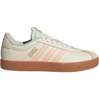 adidas VL Court 3.0 Sneaker Damen - beige/rosa/hellgr&uuml;n-37 1/3