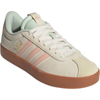adidas VL Court 3.0 Sneaker Damen - beige/rosa/hellgr&uuml;n-37 1/3