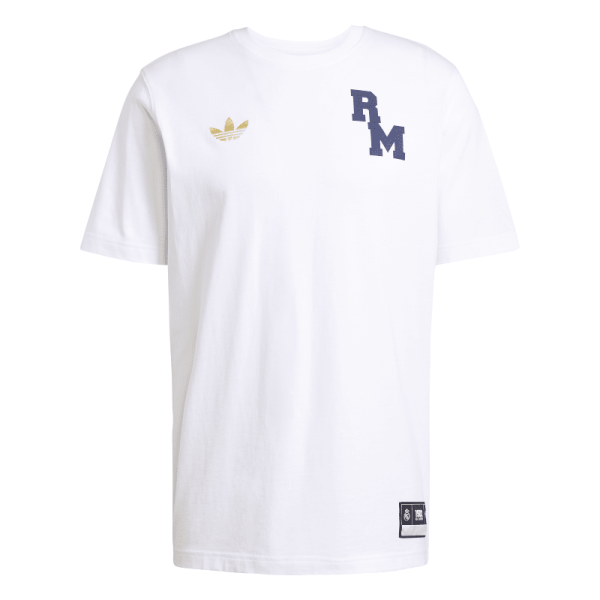 adidas Real Madrid VRC T-Shirt Herren - weiß/blau