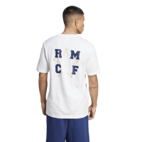 adidas Real Madrid VRC T-Shirt Herren - weiß/blau