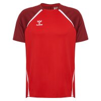 hummel Hmllead 2.0 Trikot S/S Herren - true red/maroon