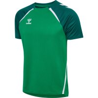 hummel Hmllead 2.0 Trikot S/S Herren - jelly bean/evergreen