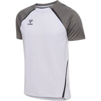 hummel Hmllead 2.0 Trikot S/S Herren - white/steel gray