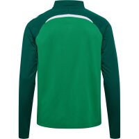 hummel Hmllead 2.0 Half Zip Herren - jelly bean/evergreen