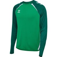 hummel Hmllead 2.0 Crew Sweat Herren - green/white