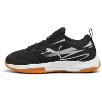 Puma Varion II Hallenschuhe Kinder - schwarz/weiß