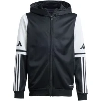 adidas Squadra 25 Full-Zip Hoodie Kinder - schwarz/weiß