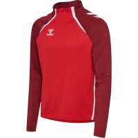 hummel Hmllead 2.0 Half Zip Herren - true red/maroon