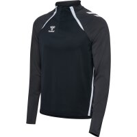 hummel Hmllead 2.0 Half Zip Herren - black/asphalt