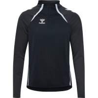 hummel Hmllead 2.0 Half Zip Herren - black/asphalt