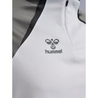 hummel Hmllead 2.0 Half Zip Herren - white/steel gray