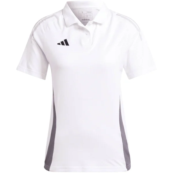 adidas Tiro 24 Competition Poloshirt Damen - weiß/grau