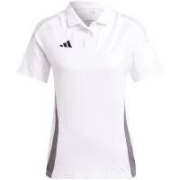 adidas Tiro 24 Competition Poloshirt Damen - weiß/grau