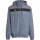 adidas Tiro 25 Essentials Woven Full-Zip Hoodie Herren - grau/schwarz/rot