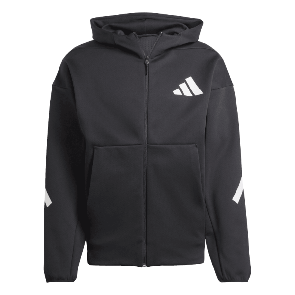 adidas Z.N.E. Zip-Hoodie Herren - schwarz/weiß