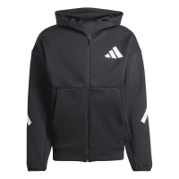 adidas Z.N.E. Zip-Hoodie Herren - schwarz/wei&szlig;