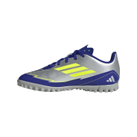 adidas F50 Club Messi TF Kinder - silber/gelb/navy