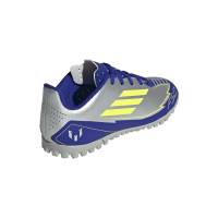 adidas F50 Club Messi TF Kinder - silber/gelb/navy