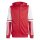 adidas Squadra 25 Full-Zip Hoodie Kinder - rot/weiß