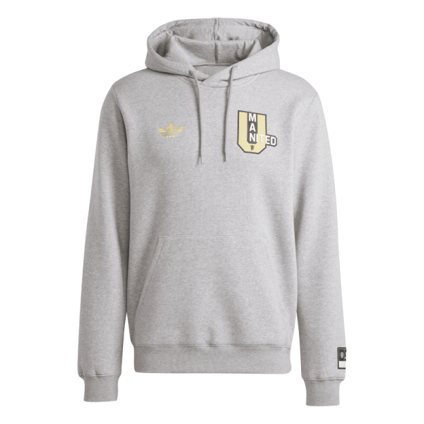 adidas Manchester United VRCT Hoodie Herren - grau