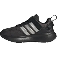 adidas x Star Wars The Mandalorian Runner Sneaker Kinder - schwarz/silber