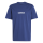 adidas Essentials Linear T-Shirt Herren - blau/weiß