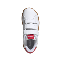 adidas Advantage Base 2.0 CF Sneaker Kinder - wei&szlig;/rot